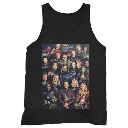 Our cotton avengers endgame signed movie 2019 men tank top is perfect for those intense workouts in the gym, at practice or pickup games.