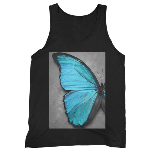 Our cotton blue butterfly men tank top is perfect for those intense workouts in the gym, at practice or pickup games.
