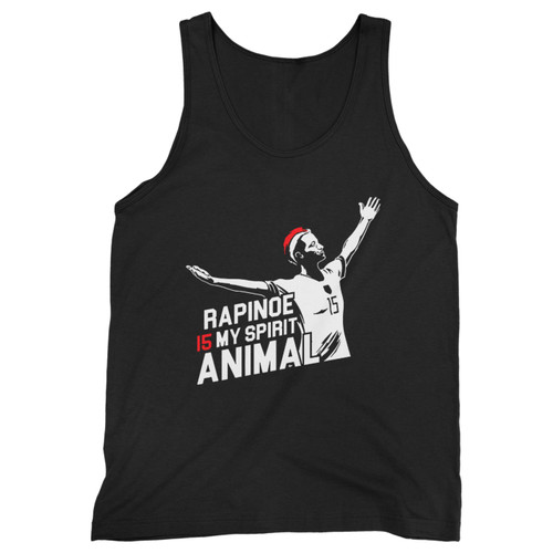 Our cotton megan rapinoe spirit animal men tank top is perfect for those intense workouts in the gym, at practice or pickup games.