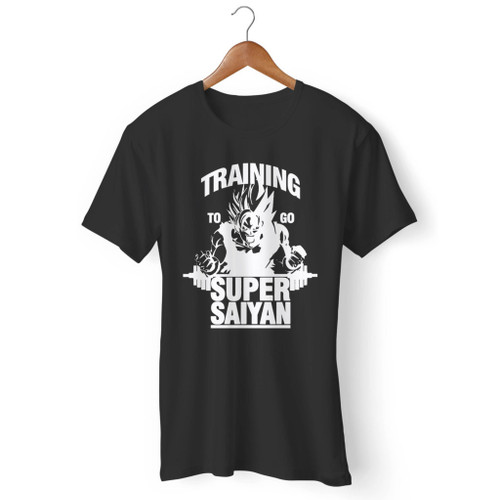 Training To Go Super Saiyan Dragon Ball Z Gym Men T Shirt