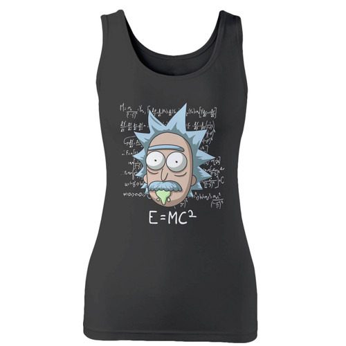 High quality print of this slim fit albert sanchez rick and morty inspired women tank top will turn heads. And bystanders won't be disappointed - the racerback cut looks good one any woman's shoulders.