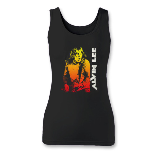 High quality print of this slim fit alvin lee show women tank top will turn heads. And bystanders won't be disappointed - the racerback cut looks good one any woman's shoulders.