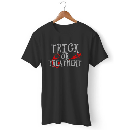 Trick Or Treatment Nurse Funny Halloween Men T Shirt
