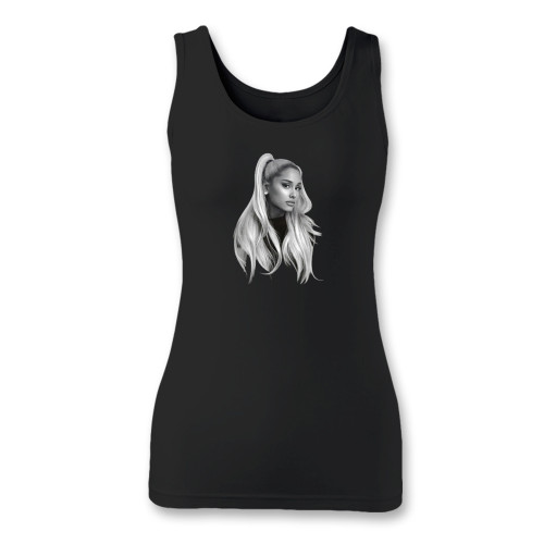 High quality print of this slim fit ariana grande black art women tank top will turn heads. And bystanders won't be disappointed - the racerback cut looks good one any woman's shoulders. High quality print of this slim fit ariana grande black art women tank top will turn heads. And bystanders won't be disappointed - the racerback cut looks good one any woman's shoulders.