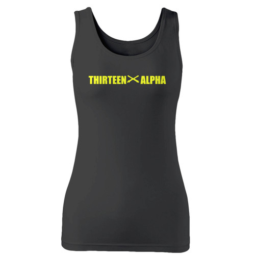 High quality print of this slim fit army field artillery mos 13 alpha veteran women tank top will turn heads. And bystanders won't be disappointed - the racerback cut looks good one any woman's shoulders.