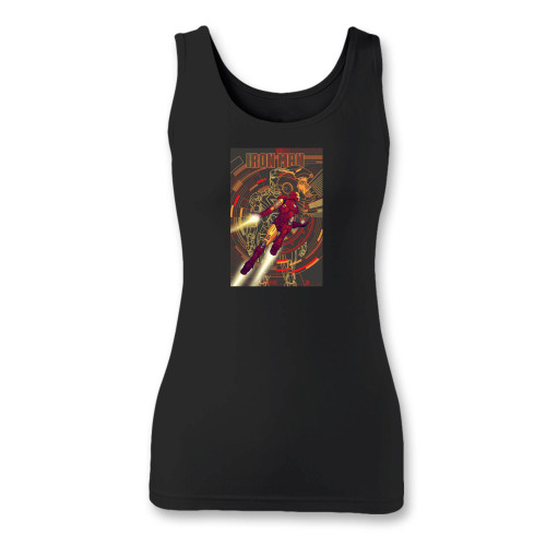 High quality print of this slim fit avengers iron man women tank top will turn heads. And bystanders won't be disappointed - the racerback cut looks good one any woman's shoulders.