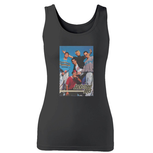 High quality print of this slim fit backstreet boys group women tank top will turn heads. And bystanders won't be disappointed - the racerback cut looks good one any woman's shoulders.