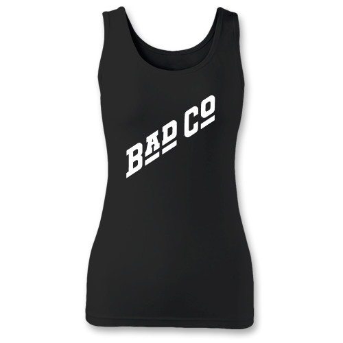 High quality print of this slim fit bad company women tank top will turn heads. And bystanders won't be disappointed - the racerback cut looks good one any woman's shoulders.