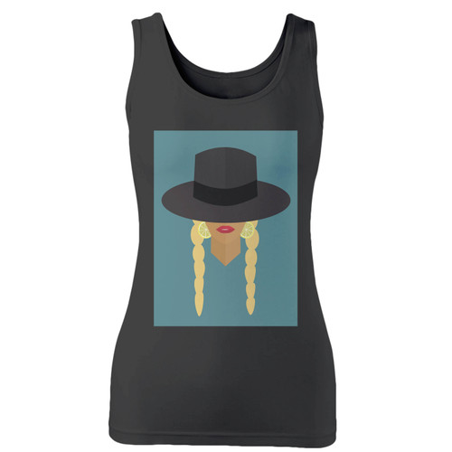 High quality print of this slim fit beyonce women tank top will turn heads. And bystanders won't be disappointed - the racerback cut looks good one any woman's shoulders.