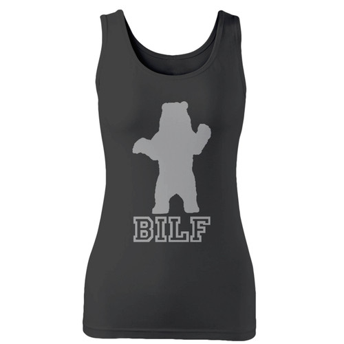 High quality print of this slim fit bilf women tank top will turn heads. And bystanders won't be disappointed - the racerback cut looks good one any woman's shoulders.