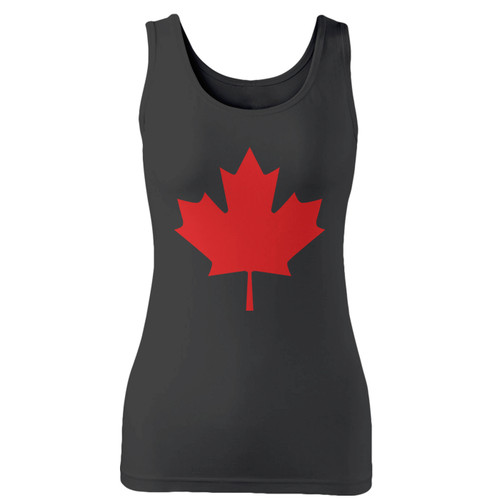 High quality print of this slim fit canada supporter women tank top will turn heads. And bystanders won't be disappointed - the racerback cut looks good one any woman's shoulders.