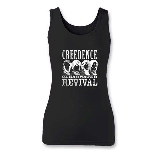 High quality print of this slim fit creedence women tank top will turn heads. And bystanders won't be disappointed - the racerback cut looks good one any woman's shoulders.