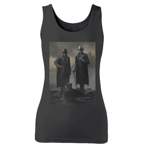 High quality print of this slim fit daft punk the weeknd starboy metallic rap music women tank top will turn heads. And bystanders won't be disappointed - the racerback cut looks good one any woman's shoulders.