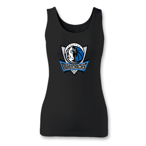 High quality print of this slim fit dallas mavericks logo women tank top will turn heads. And bystanders won't be disappointed - the racerback cut looks good one any woman's shoulders.