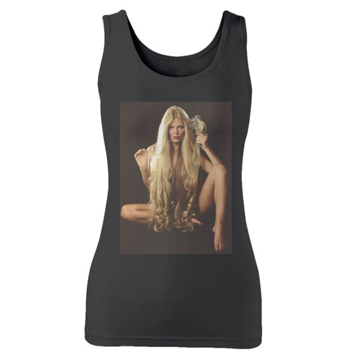 High quality print of this slim fit debra jo fondren women tank top will turn heads. And bystanders won't be disappointed - the racerback cut looks good one any woman's shoulders.