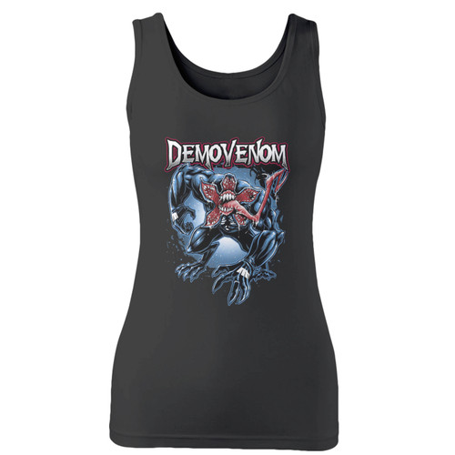 High quality print of this slim fit demovenom spider things women tank top will turn heads. And bystanders won't be disappointed - the racerback cut looks good one any woman's shoulders.
