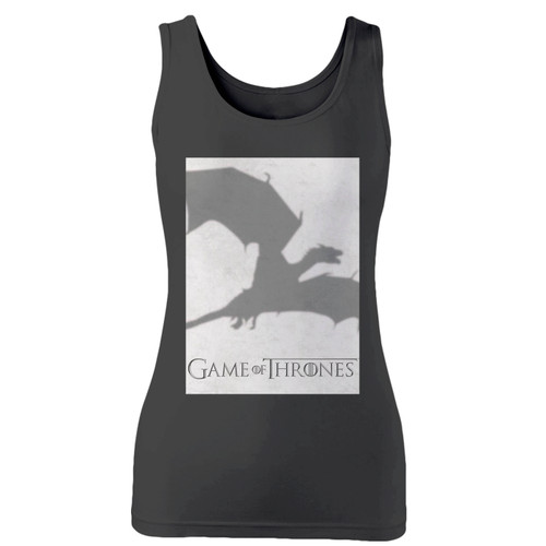 High quality print of this slim fit dragon game of thrones women tank top will turn heads. And bystanders won't be disappointed - the racerback cut looks good one any woman's shoulders.