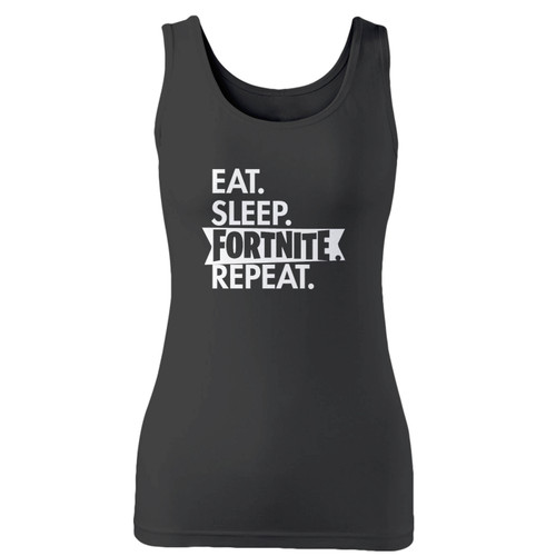 High quality print of this slim fit eat sleep fortnite repeat women tank top will turn heads. And bystanders won't be disappointed - the racerback cut looks good one any woman's shoulders.
