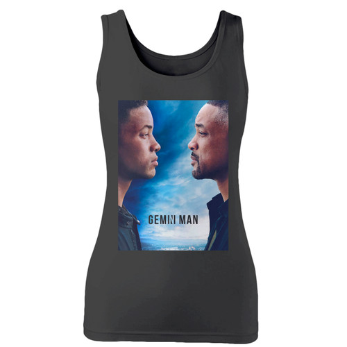 High quality print of this slim fit gemini man movie art women tank top will turn heads. And bystanders won't be disappointed - the racerback cut looks good one any woman's shoulders.