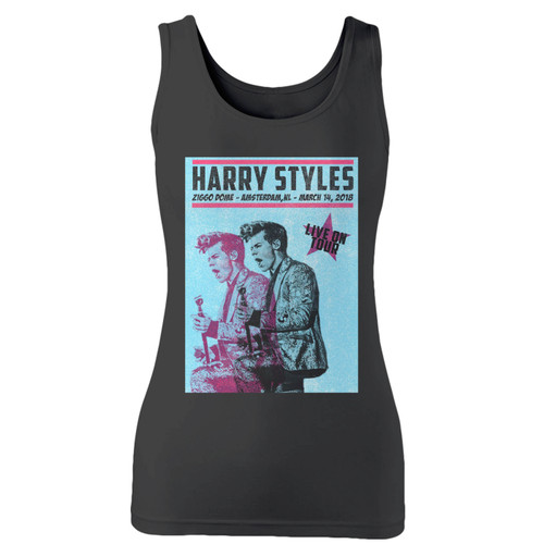 High quality print of this slim fit harry ziggo dome amsterdam women tank top will turn heads. And bystanders won't be disappointed - the racerback cut looks good one any woman's shoulders.