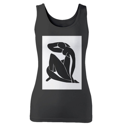 High quality print of this slim fit henri matisse woman body painting women tank top will turn heads. And bystanders won't be disappointed - the racerback cut looks good one any woman's shoulders.