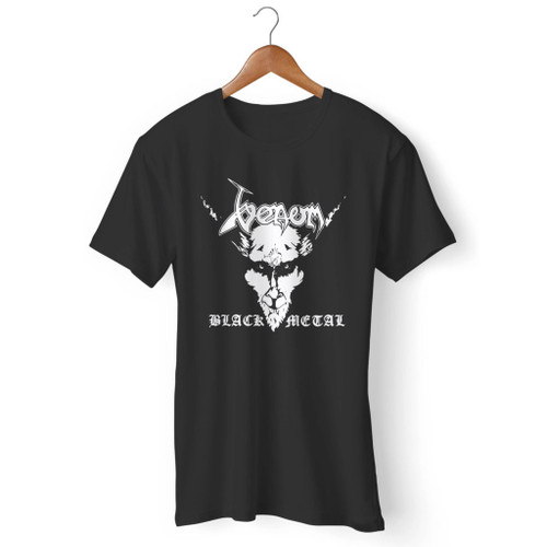 Venom Black Metal Band Logo Men T Shirt