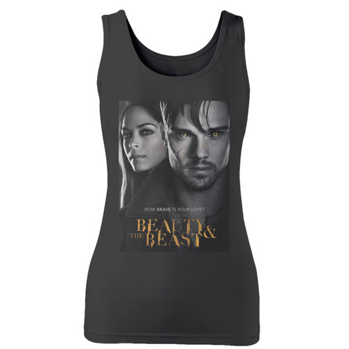 High quality print of this slim fit how brave beauty and the beast women tank top will turn heads. And bystanders won't be disappointed - the racerback cut looks good one any woman's shoulders.