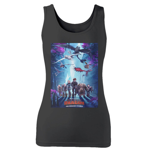High quality print of this slim fit how to train your dragon 2019 women tank top will turn heads. And bystanders won't be disappointed - the racerback cut looks good one any woman's shoulders.