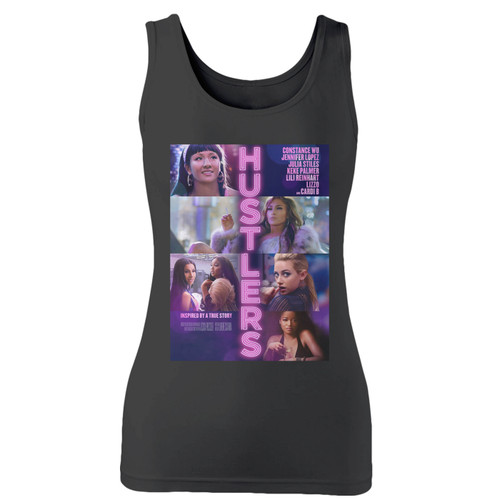 High quality print of this slim fit hustlers cover movie women tank top will turn heads. And bystanders won't be disappointed - the racerback cut looks good one any woman's shoulders.