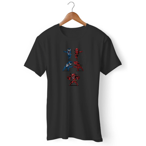Venom Deadpool Combo Art Men T Shirt
