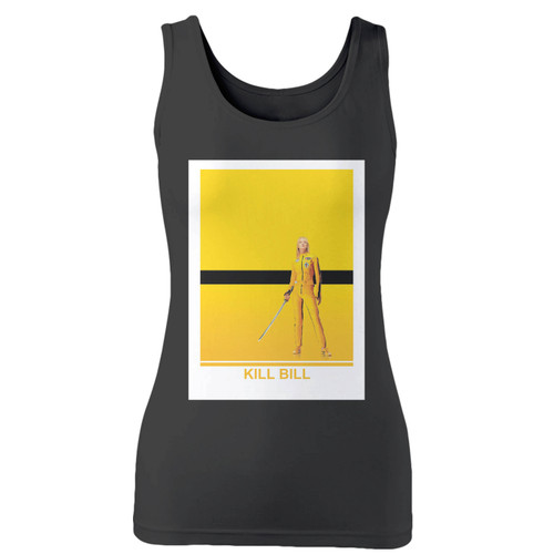 High quality print of this slim fit kill bill women tank top will turn heads. And bystanders won't be disappointed - the racerback cut looks good one any woman's shoulders.
