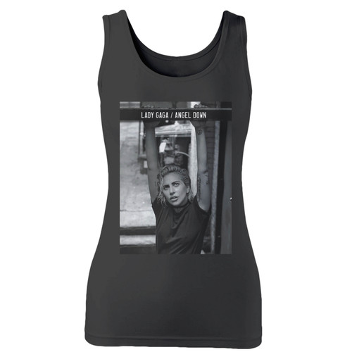 High quality print of this slim fit lady gaga music star women tank top will turn heads. And bystanders won't be disappointed - the racerback cut looks good one any woman's shoulders.