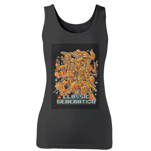 High quality print of this slim fit movie classic generation women tank top will turn heads. And bystanders won't be disappointed - the racerback cut looks good one any woman's shoulders.