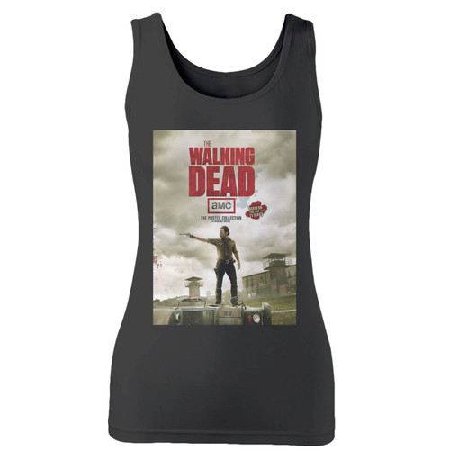 High quality print of this slim fit new the walking dead women tank top will turn heads. And bystanders won't be disappointed - the racerback cut looks good one any woman's shoulders.