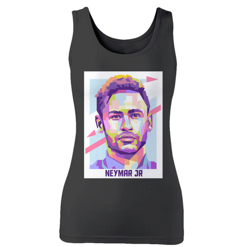 High quality print of this slim fit neymar jr wpap women tank top will turn heads. And bystanders won't be disappointed - the racerback cut looks good one any woman's shoulders.
