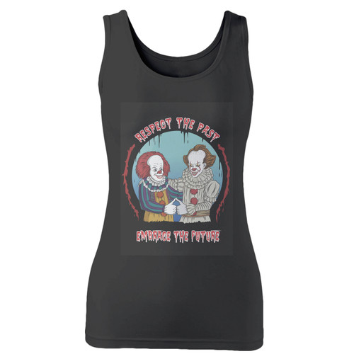 High quality print of this slim fit pennywise past and future women tank top will turn heads. And bystanders won't be disappointed - the racerback cut looks good one any woman's shoulders.
