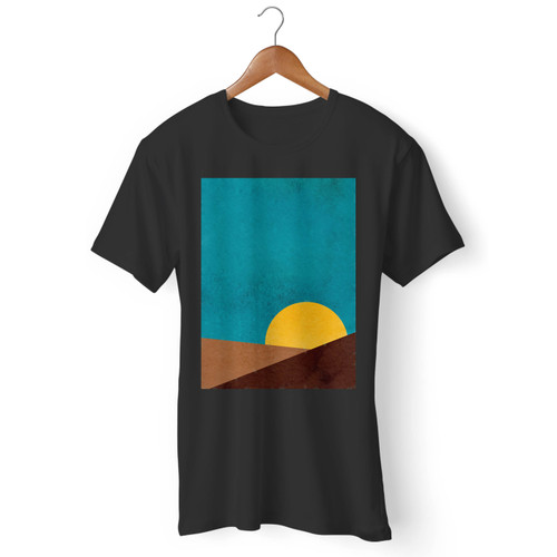 Abstract Sunrise Design Men T Shirt
