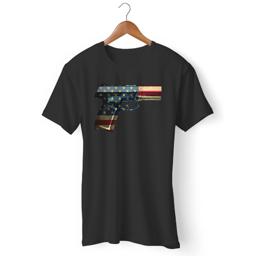 American Flag Gun 2Nd Amendment 4Th Of July Men T Shirt