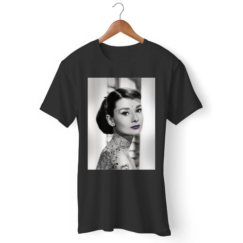 Audrey Hepburn Steampunk Tattoo Men T Shirt