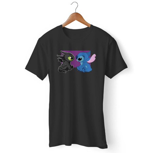 Baby Toothless Dragon And Stitch Men T Shirt