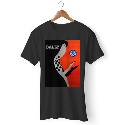 Bally Shoes Black Red Men T Shirt