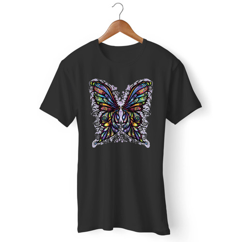 Butterfly Wings Rainbow Colors Men T Shirt