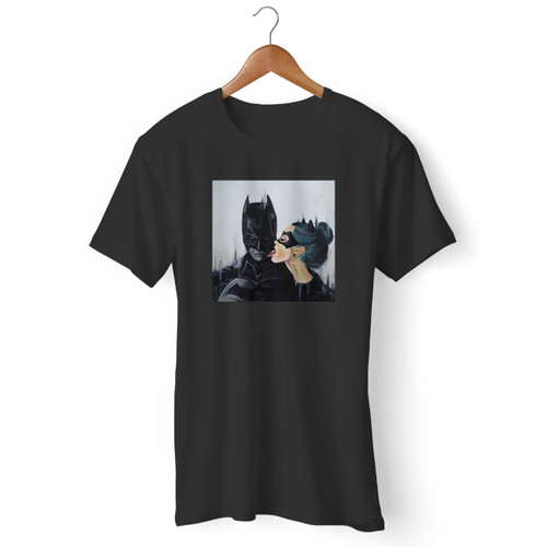 Catwoman Licking Batman Sexy Superheros Men T Shirt