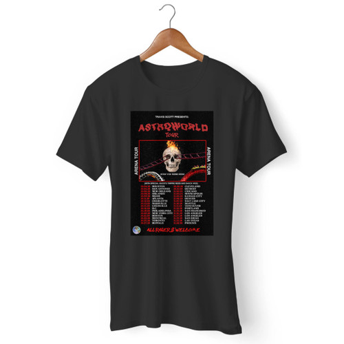 Astroworld Travis Scotttour 2019 Poster Men T Shirt