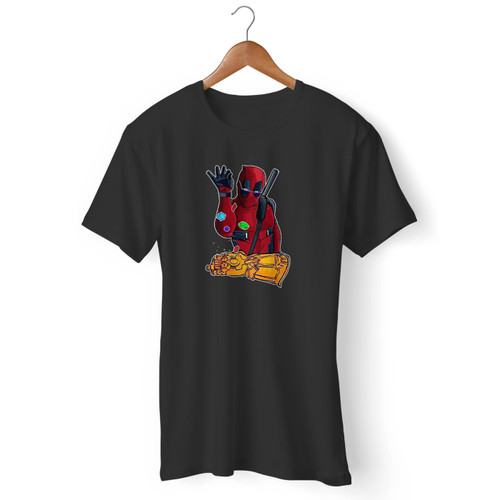 Deadpool Thanos Avengers Infinity War Parody Men T Shirt