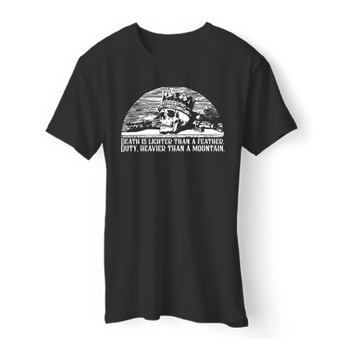 Death Is Lighter Than A Feather Men T Shirt