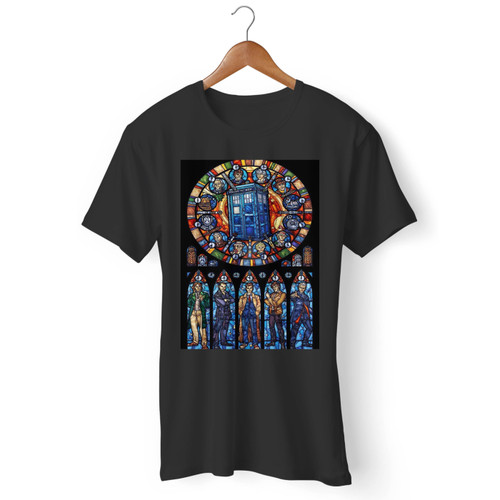 Doctor Who Stained Glass Men T Shirt