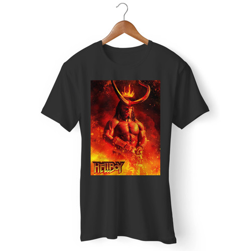 Hellboy Superhero Movie Men T Shirt