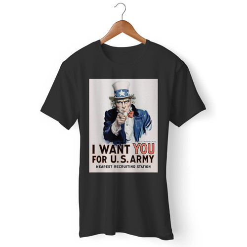 I Want You For Usarmy Nearest Recruiting Station 2 Men T Shirt