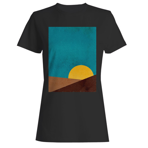 These are abstract sunrise design women t shirt that are cute tied to the side or paired with a cardigan or jacket for a more styled look. So comfy and classic, they are sure to make your vacation extra magical.